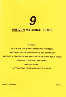 NINE PROVEN MAGICKAL RITES By Marcus T. Bottomley